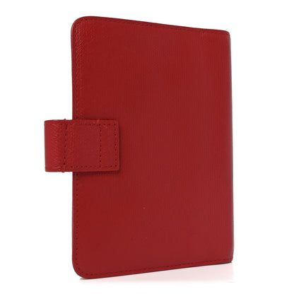 Chanel Grained Calfskin CC Button Pocket Agenda Cover Red 3 of 7