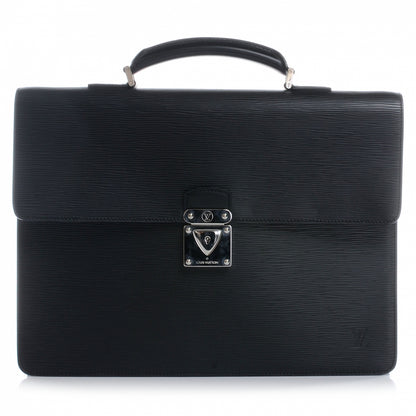 Louis Vuitton Epi Robusto 1 Compartment Briefcase Black 1 of 7