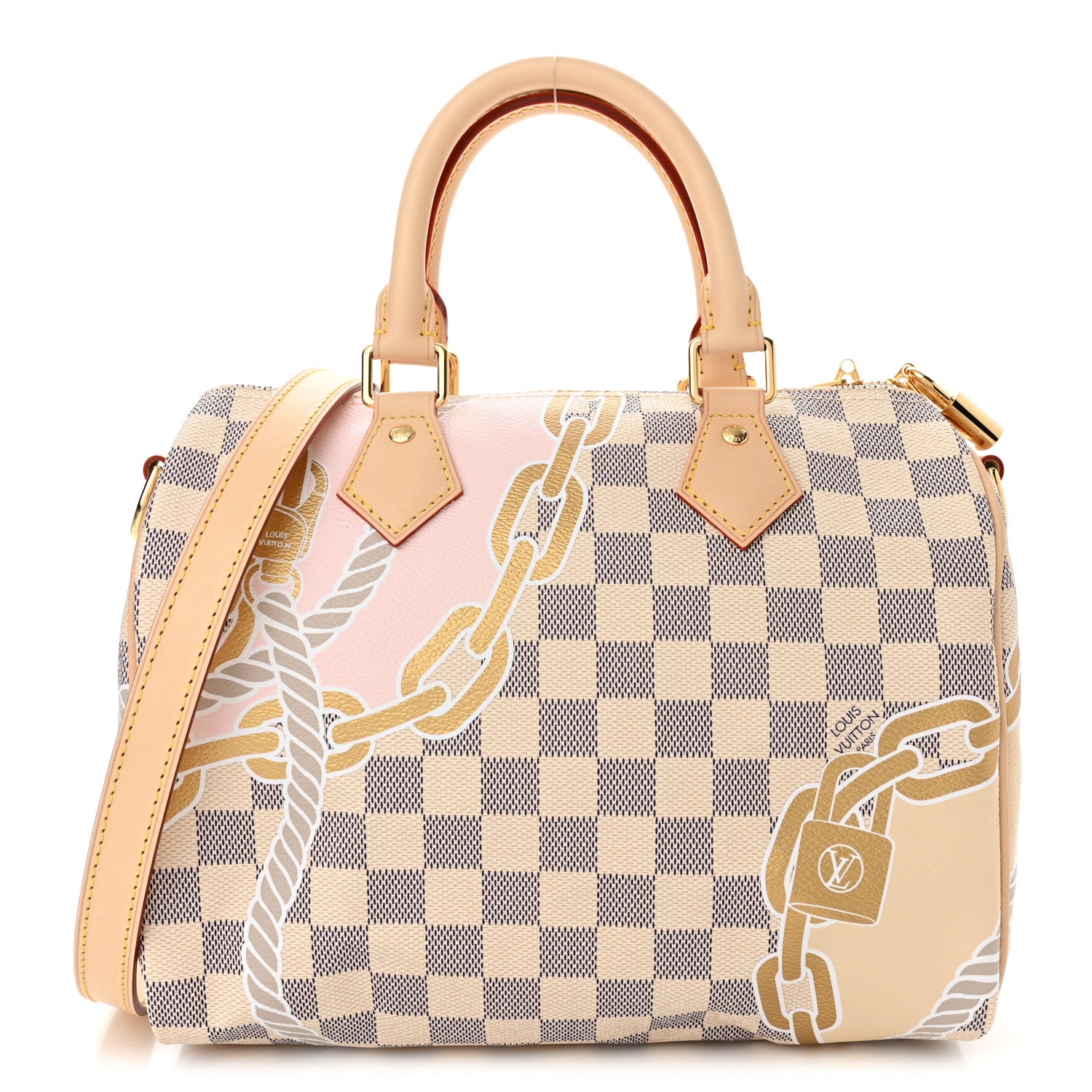 Louis Vuitton Damier Azur Nautical Speedy Bandouliere 25 1 of 10