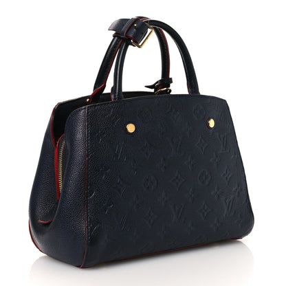 Louis Vuitton Empreinte Montaigne BB Marine Rouge 3 of 15