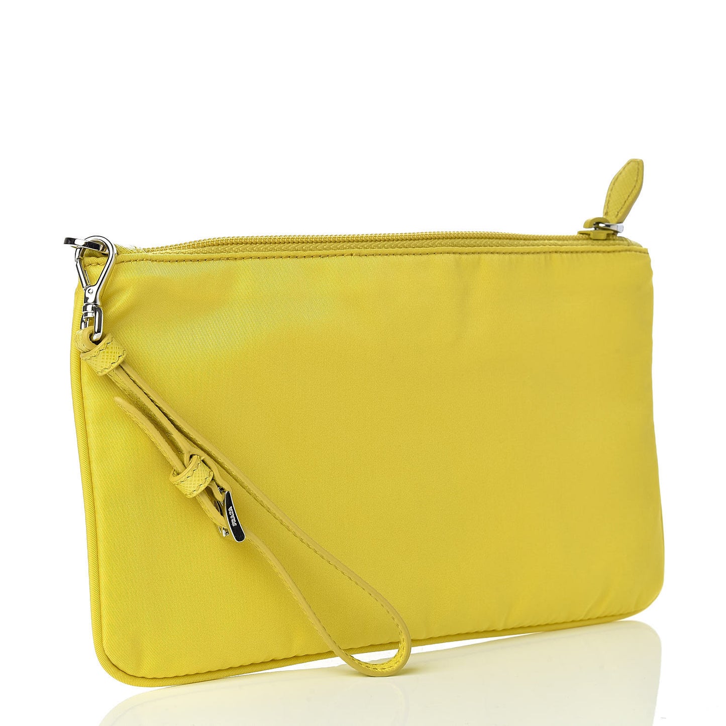 Tessuto Nylon Saffiano Wristlet Girasole