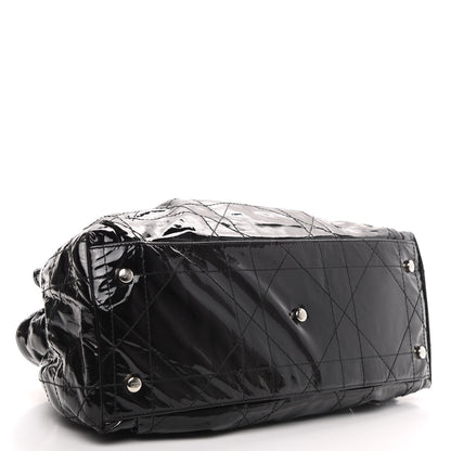 Christian Dior Patent Cannage Medium Le Trente Tote Black 4 of 10