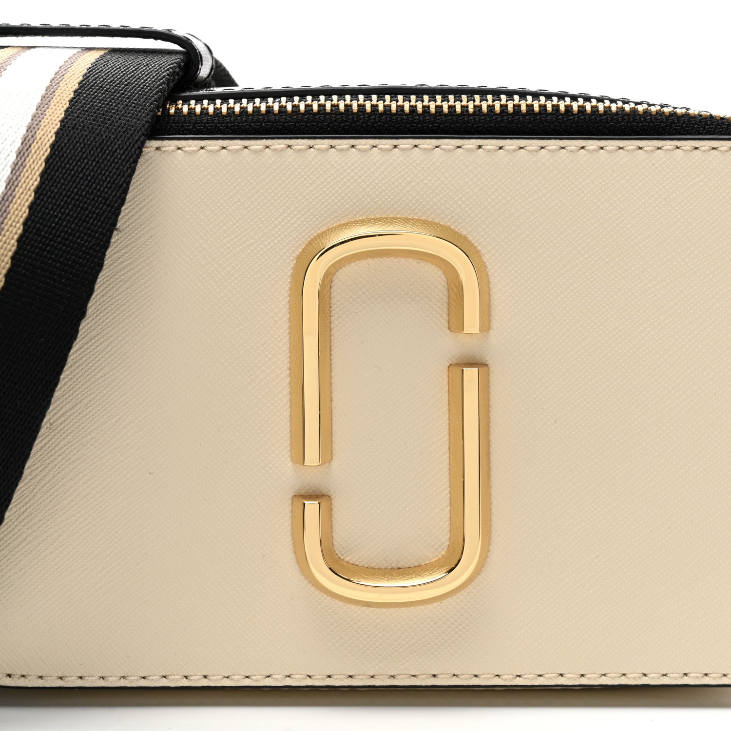 Marc Jacobs Saffiano Small Snapshot Camera Bag New Cloud White Multicolor 8 of 10