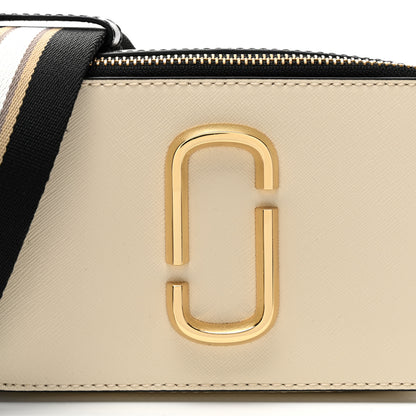 Marc Jacobs Saffiano Small Snapshot Camera Bag New Cloud White Multicolor 8 of 10
