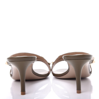 Valentino Garavani Nappa Rockstud 60mm Slide Sandals 38 Lichen 7 of 11