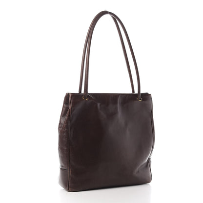 Chanel Lambskin CC Shoulder Bag Brown 2 of 11