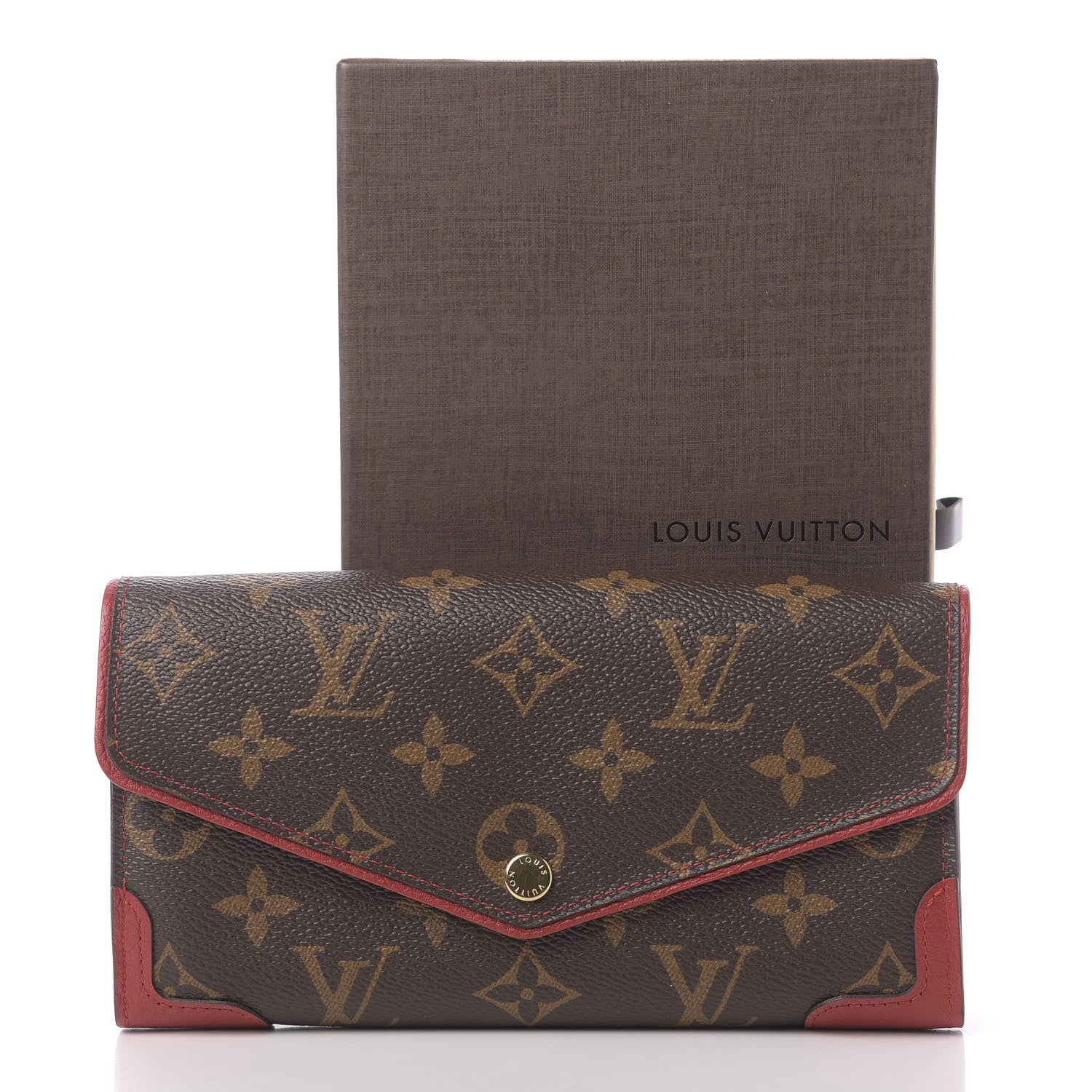 Louis Vuitton Monogram Sarah Retiro Wallet Cherry 10 of 10