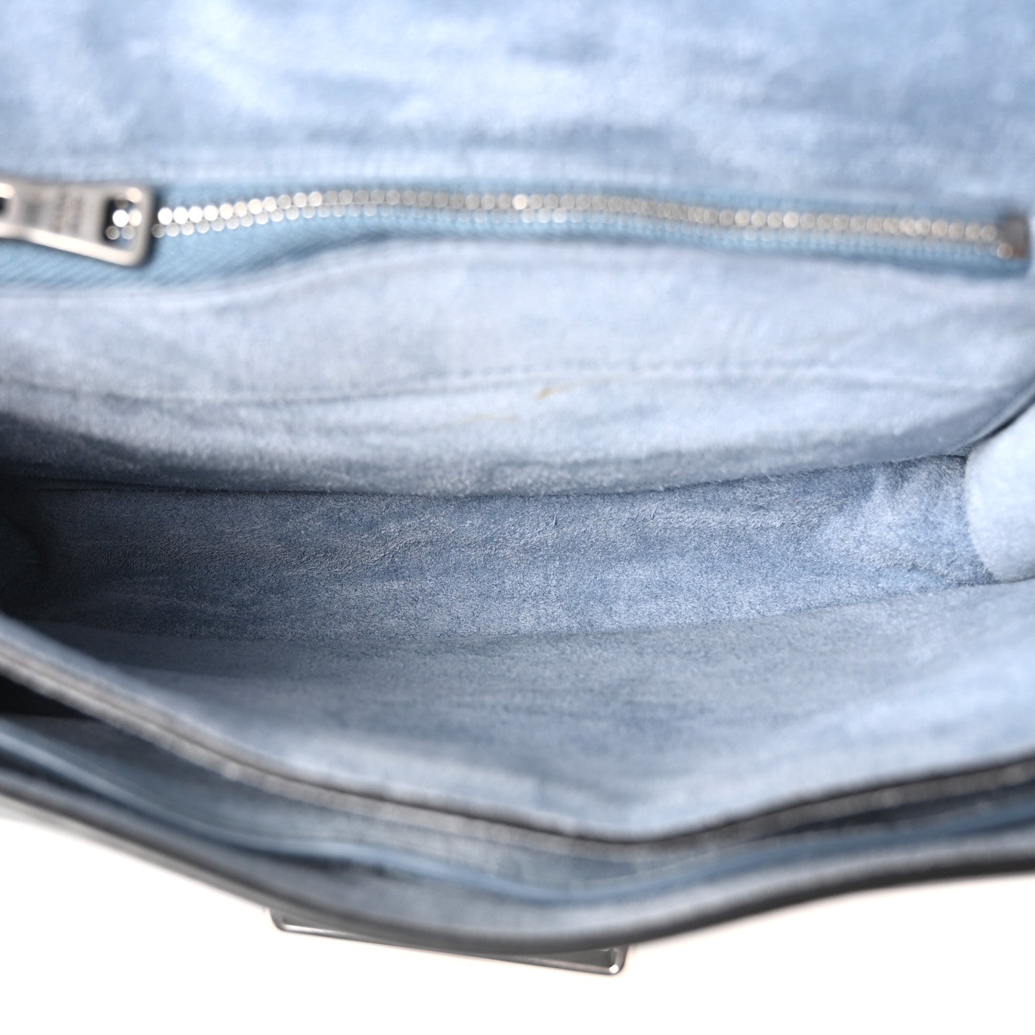 Prada Glace Calf Soft Cahier Bag Marine Astrale 5 of 9