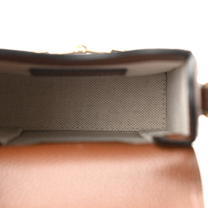 Gucci New Denim GG Monogram Dollar Calfskin Mini Horsebit 1955 Crossbody Bag Blue Tea Cuir Epilog 5 of 10
