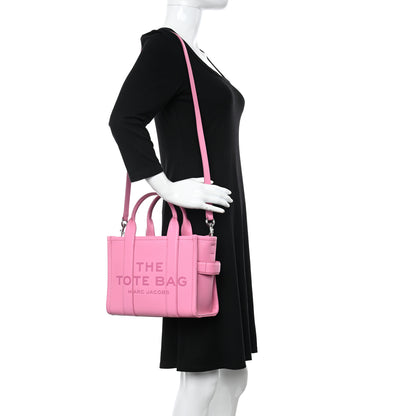 Marc Jacobs Grained Calfskin Small The Tote Bag Candy Pink 2 of 10