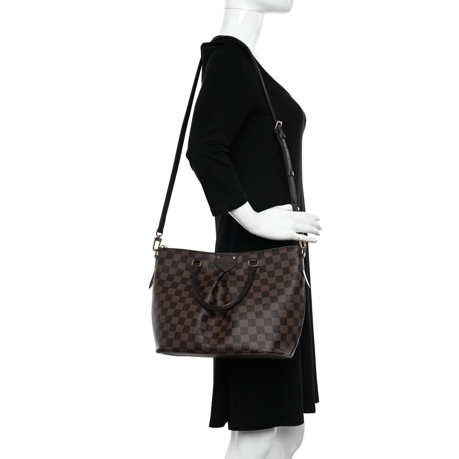 Louis Vuitton Damier Ebene Siena MM 2 of 9