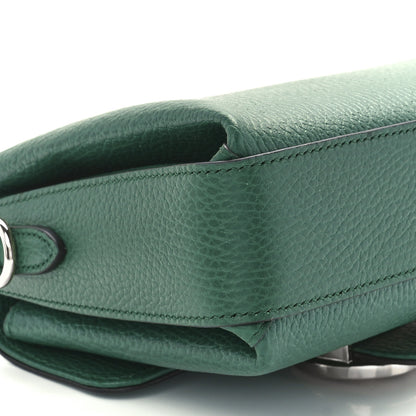 Gucci Dollar Calfskin Interlocking G Crossbody Bag Emerald 11 of 12