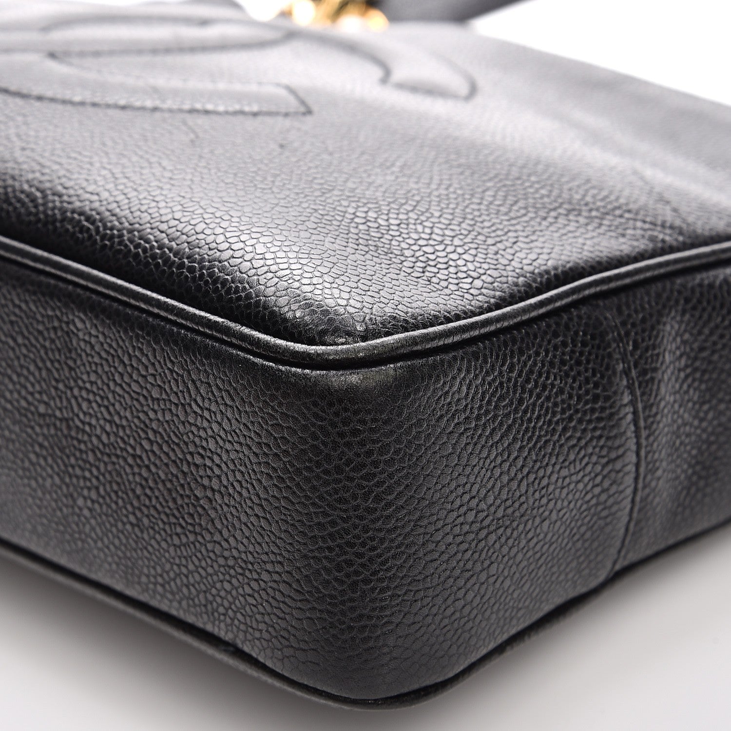 Chanel Caviar CC Shoulder Bag Black 8 of 18