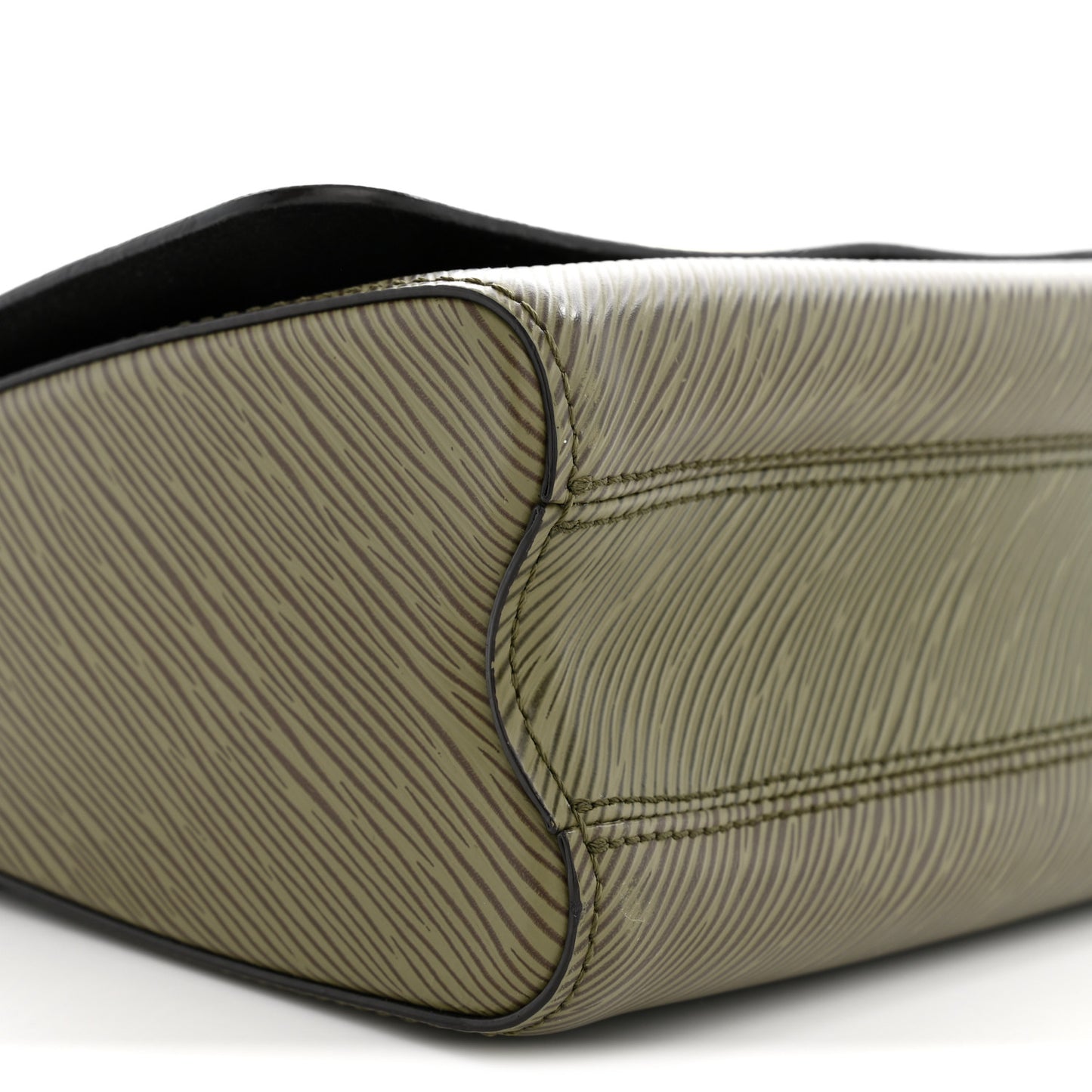 Epi Monogram Kabuki Twist Shoulder Bag MM Green