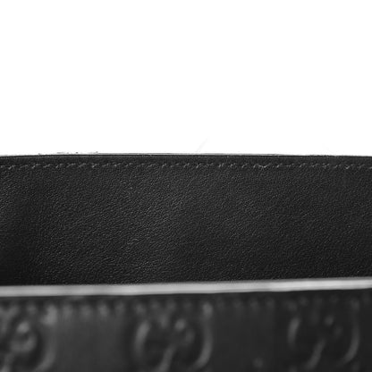 Gucci Guccissima Large Emily Chain Shoulder Bag Black 11 of 12