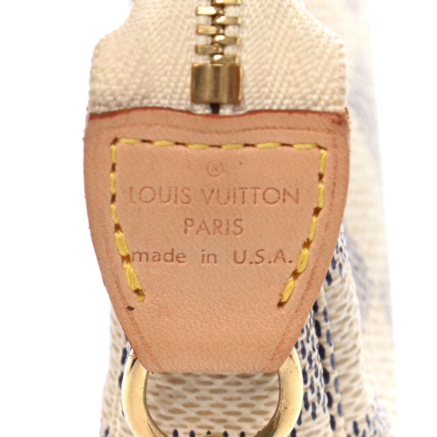 Louis Vuitton Damier Azur Mini Pochette Accessories 6 of 8
