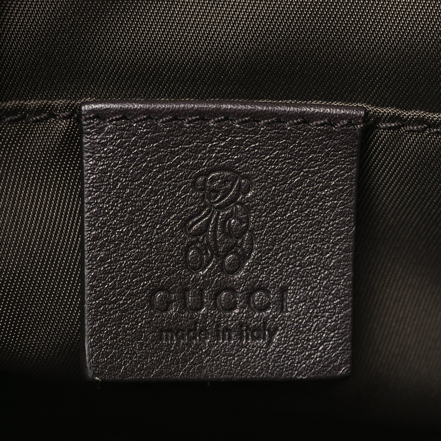 Gucci GG Supreme Monogram Web Childrens Crossbody Bag Beige Black 6 of 9