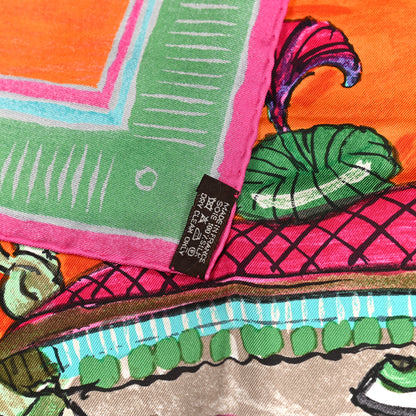 Hermes Silk Beloved India Scarf 90 2 of 4