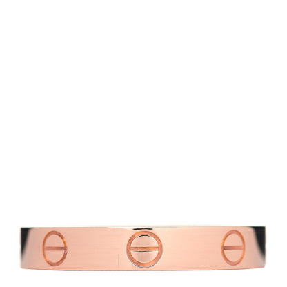 Cartier 18K Pink Gold 3.5mm LOVE Wedding Band Ring 58 8.25 3 of 4