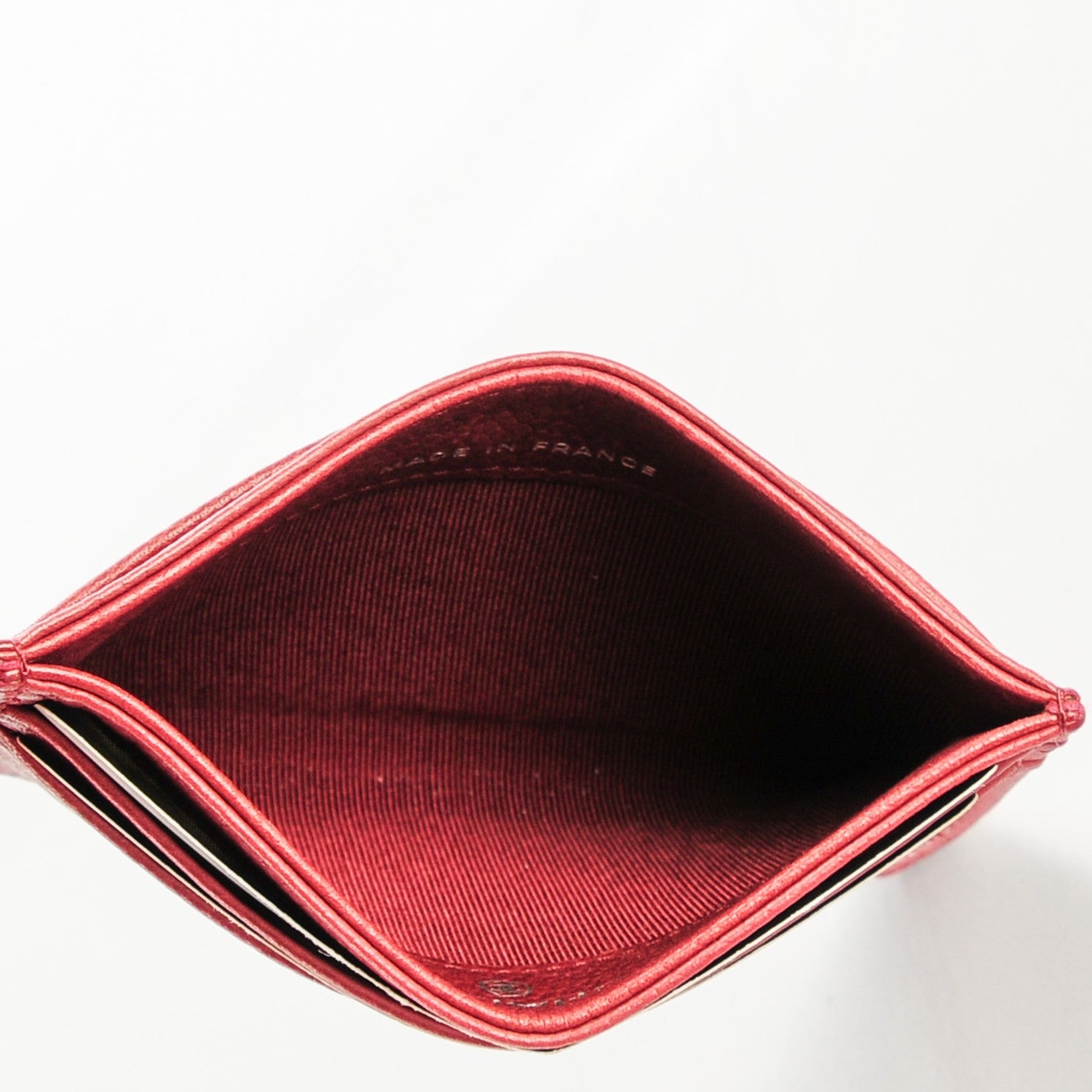 Chanel Caviar Timeless CC Card Holder Red 5 of 8