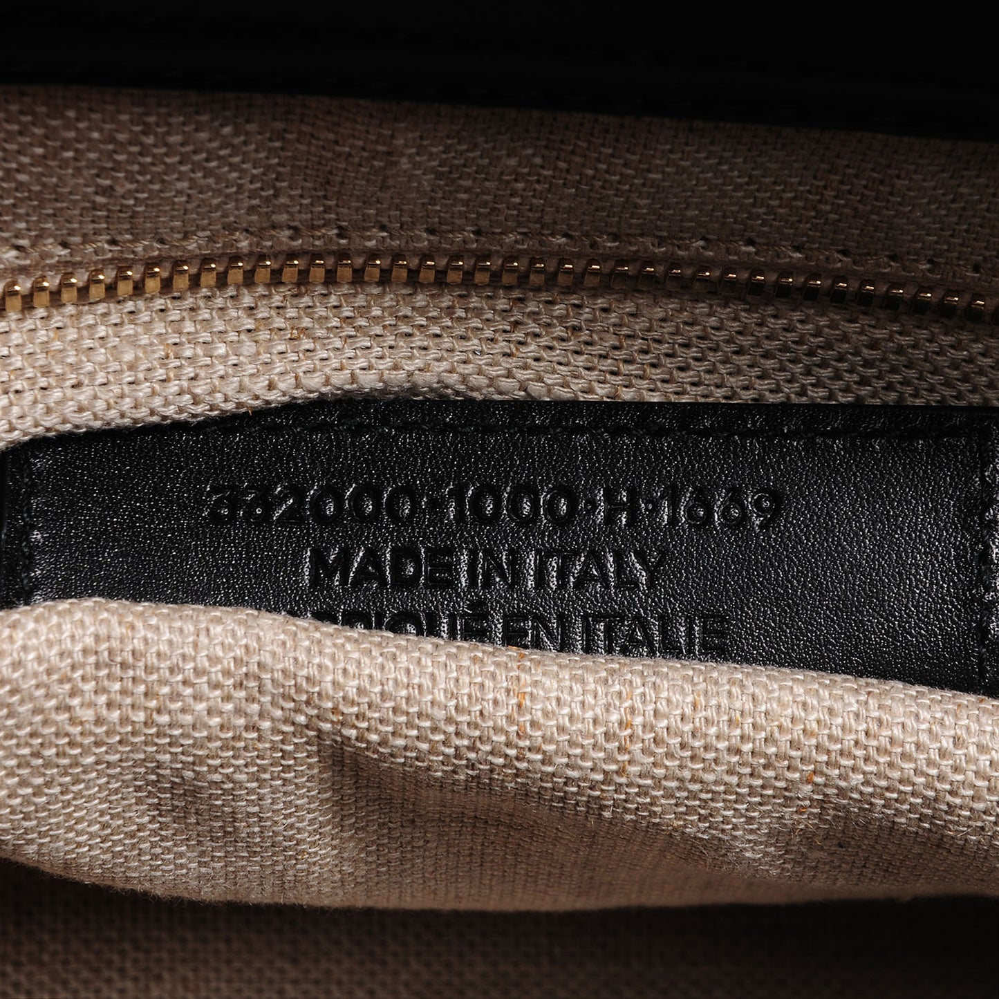 Calfskin Padlock Work S Black
