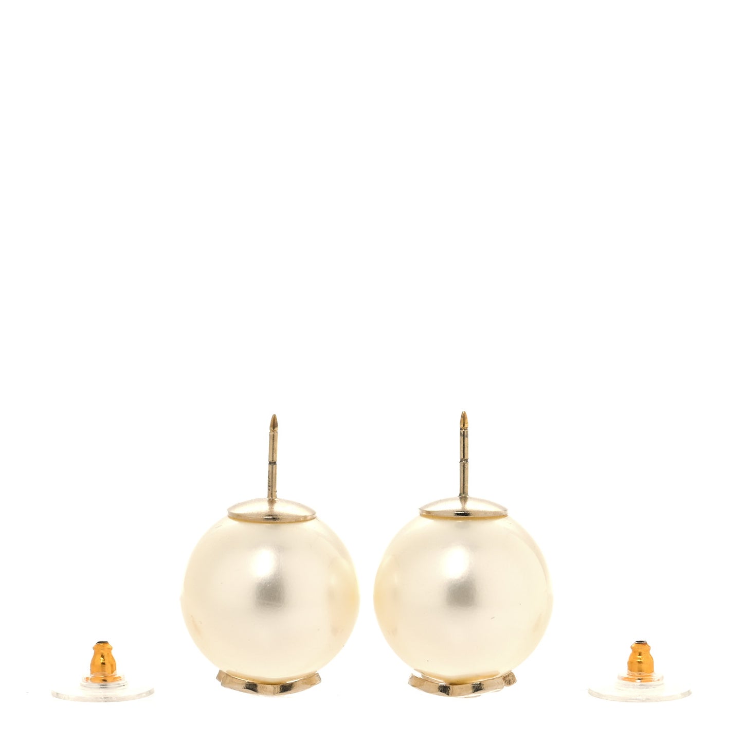 Pearl CC Large Earrings Gold