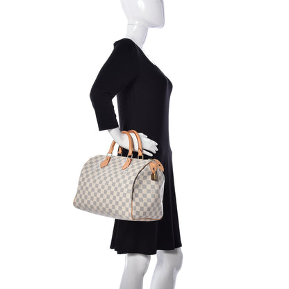 Louis Vuitton Damier Azur Speedy 30 2 of 10