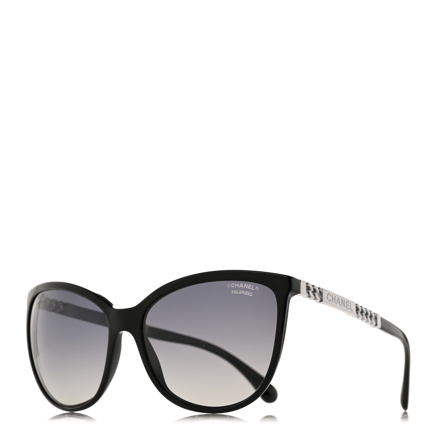 Chanel Chain Polarized Sunglasses 5352 Black 1 of 9