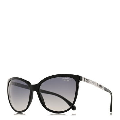 Chanel Chain Polarized Sunglasses 5352 Black 1 of 9