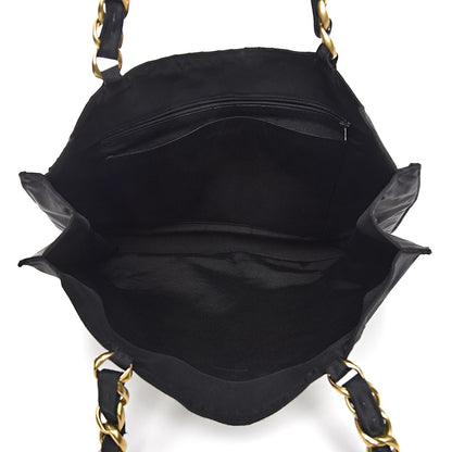 Chanel Canvas Chain Jumbo CC Tote Black 5 of 13