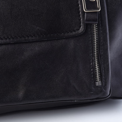 Chloe Calfskin Zipper Cutout Shoulder Bag Black 10 of 16