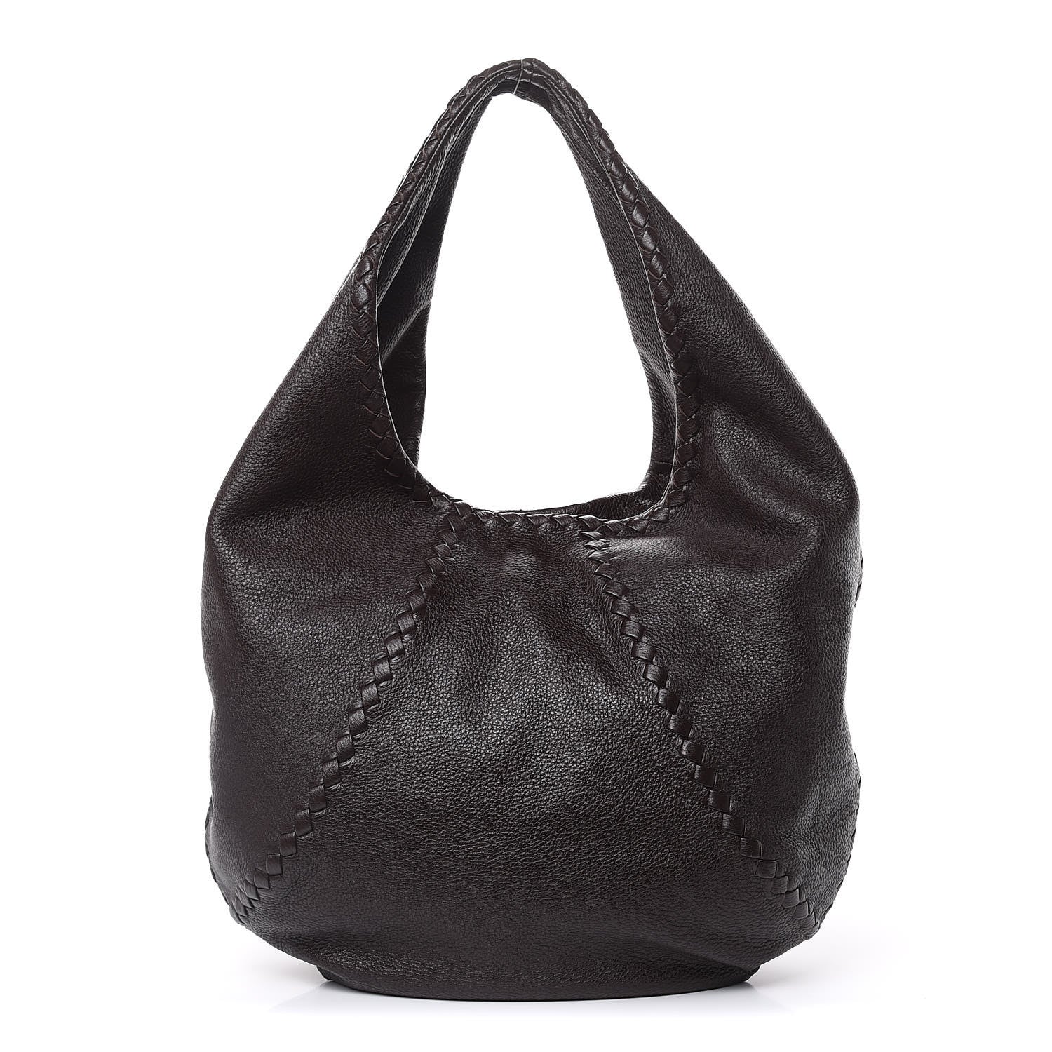 Bottega Veneta Cervo Deerskin Large Hobo Ebano 1 of 11