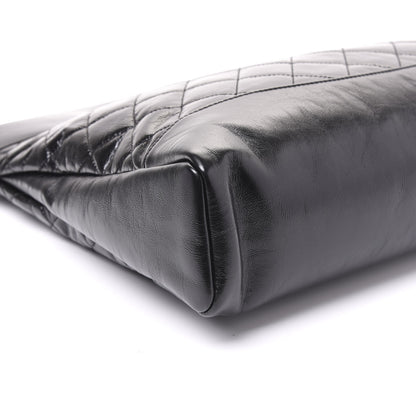 Chanel Aged Calfskin Quilted Large 31 Shopping Bag Black 5 of 10
