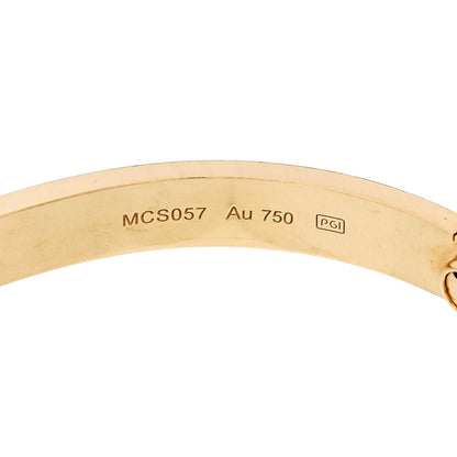Cartier 18K Yellow Gold LOVE Bracelet 18 7 of 9