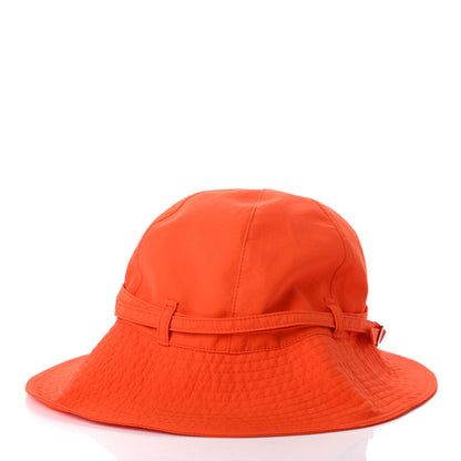 Hermes Polyester Nylon Bucket Hat 59 Orange 6 of 8