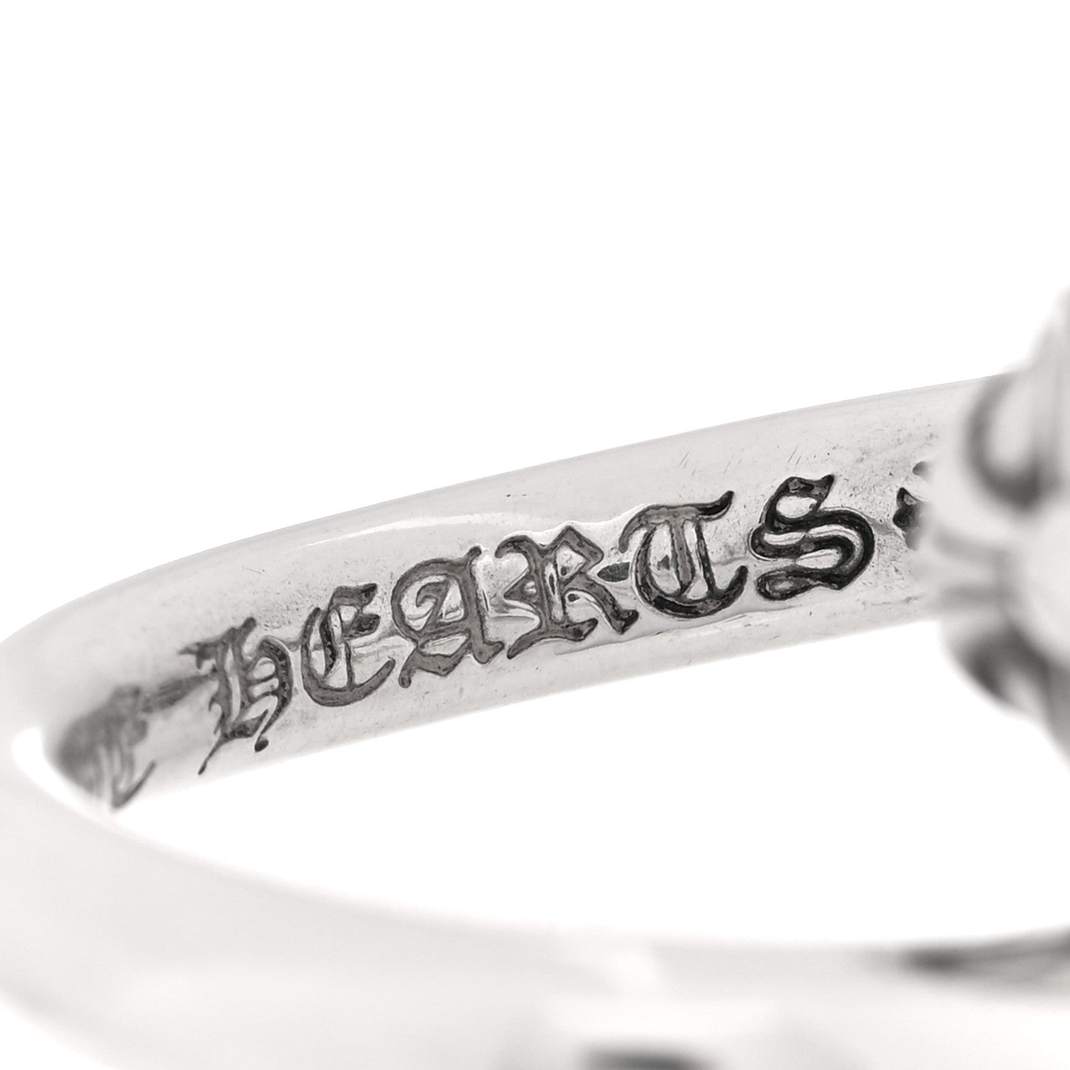 Chrome Hearts Sterling Silver Cross Ball Nail Ring 49 5 5 of 6