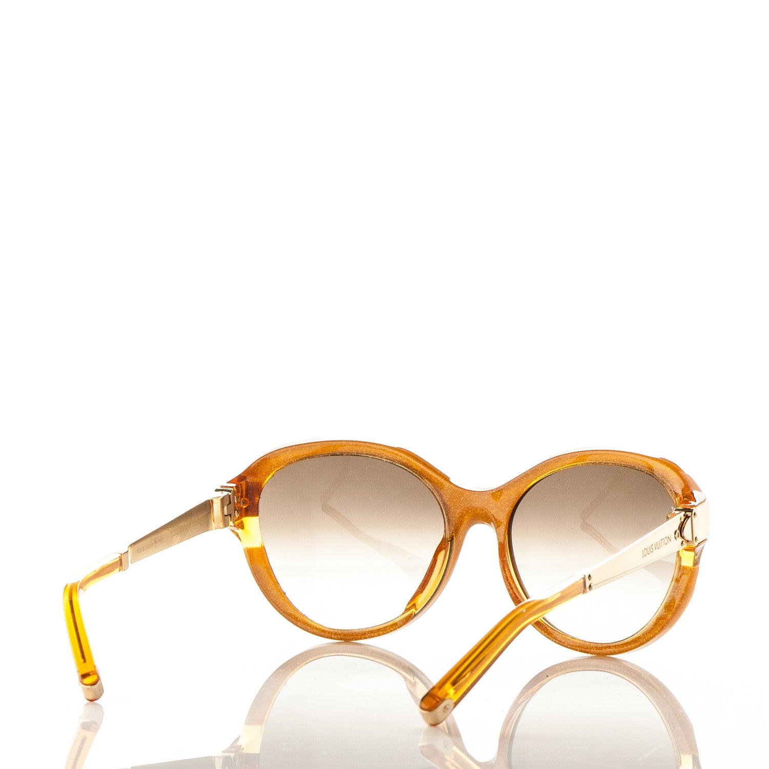 Louis Vuitton Petit Soupcon Cat Eye Sunglasses Z0488E Brown 4 of 6