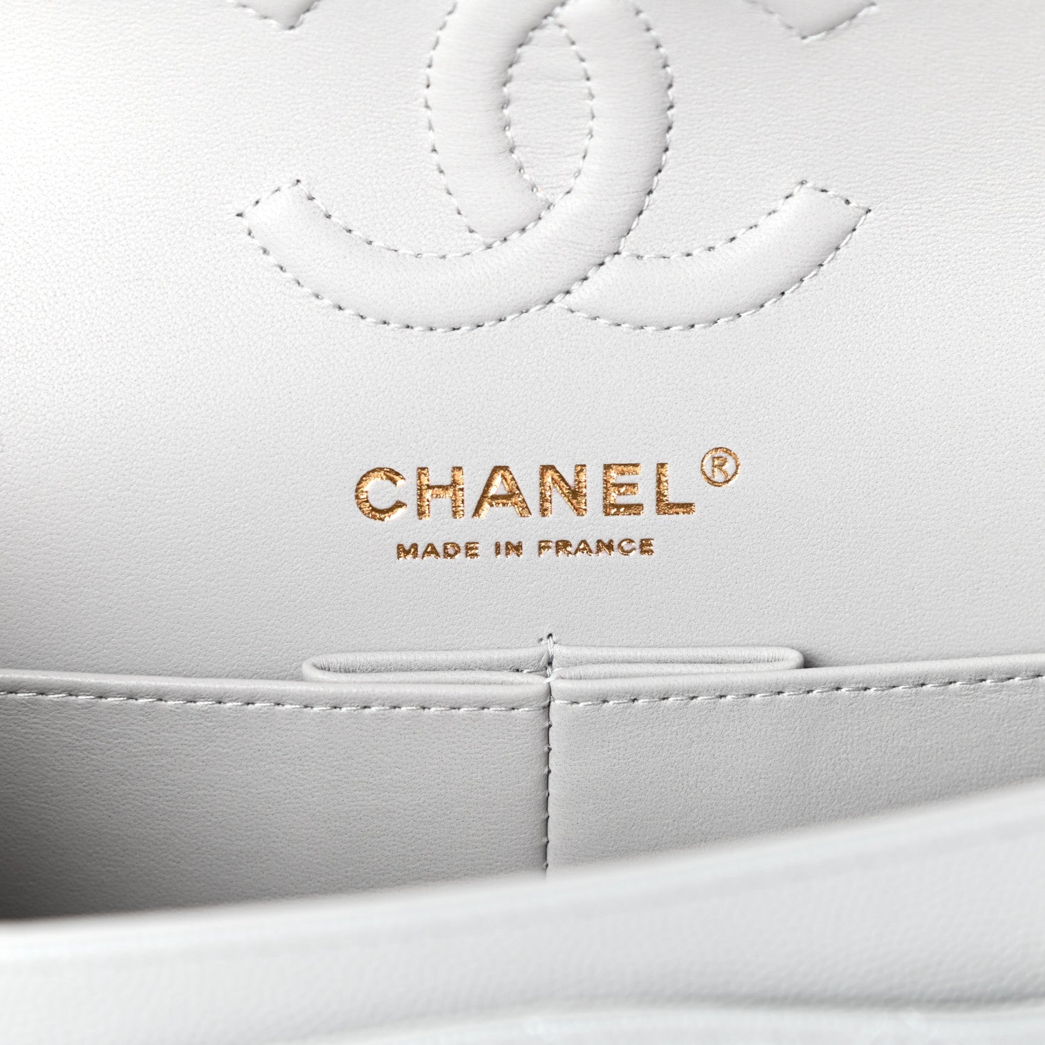 Chanel Caviar Quilted Small Double Flap Grey 6 of 10