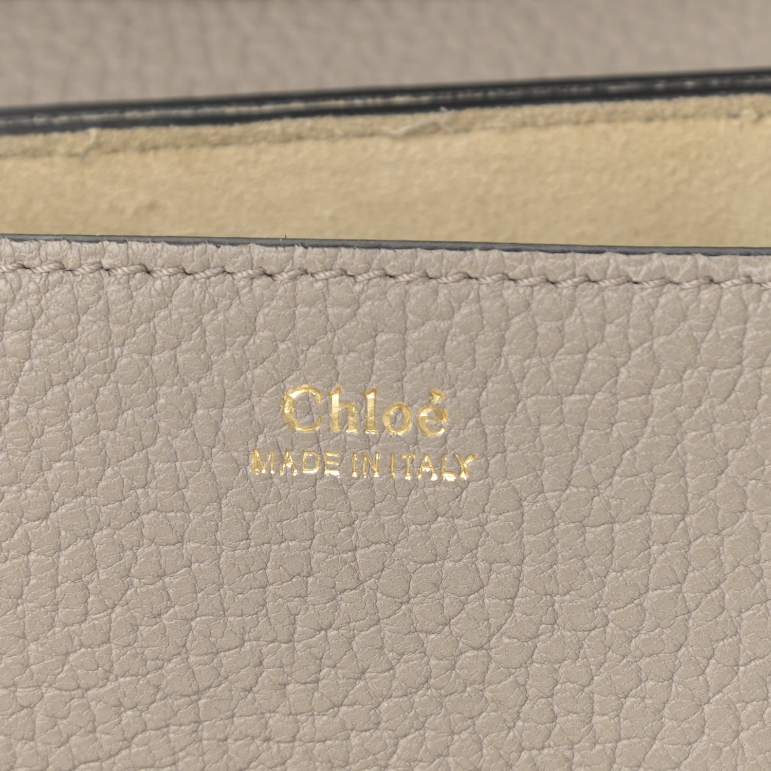 Chloe Grained Lambskin Mini Drew Shoulder Bag Motty Grey 6 of 14