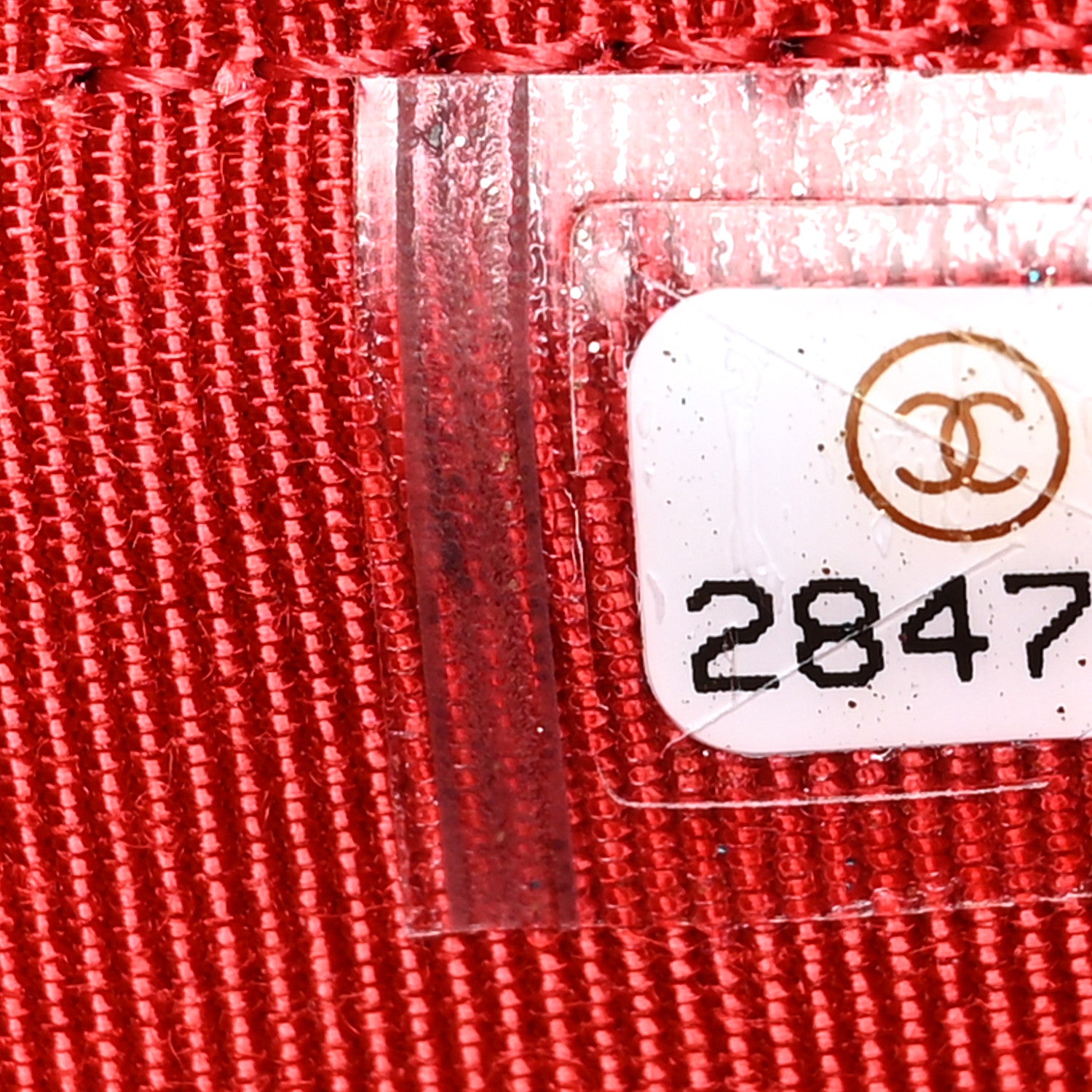 Chanel Caviar Quilted Classic Flat Wallet Pouch Red 7 of 8