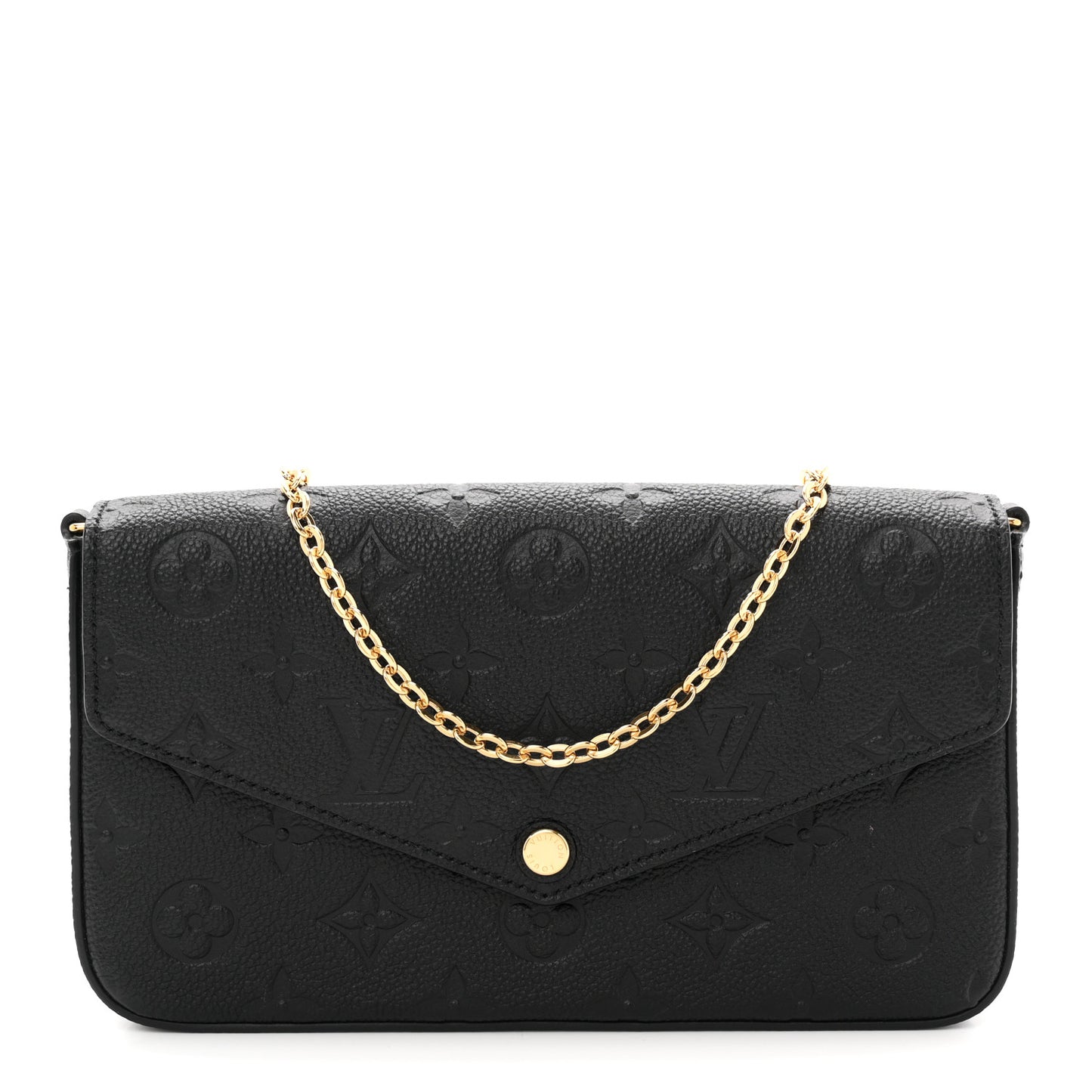Empreinte Pochette Felicie Chain Wallet Black