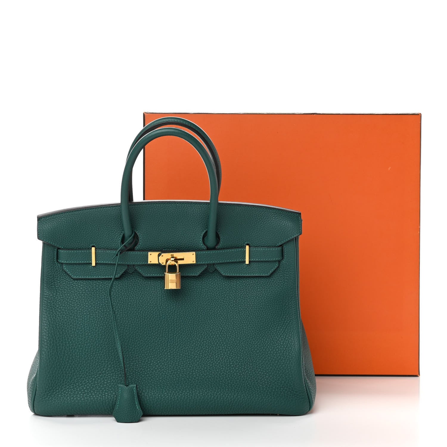 Hermes Togo Birkin 35 Malachite 12 of 12