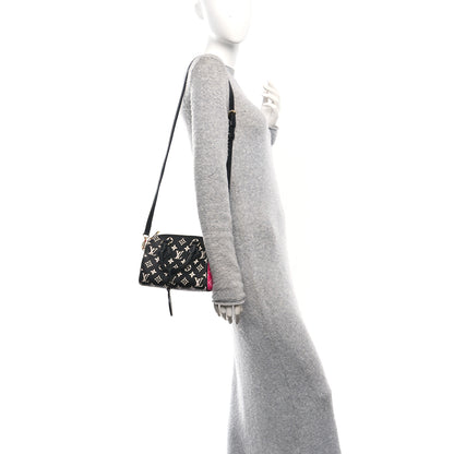 Louis Vuitton Empreinte Monogram Spring in the City Speedy Bandouliere 20 Black White Pink 2 of 9