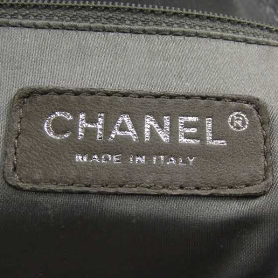 Chanel Leather Mademoiselle Lock Large Shopper Tote Black 8 of 12