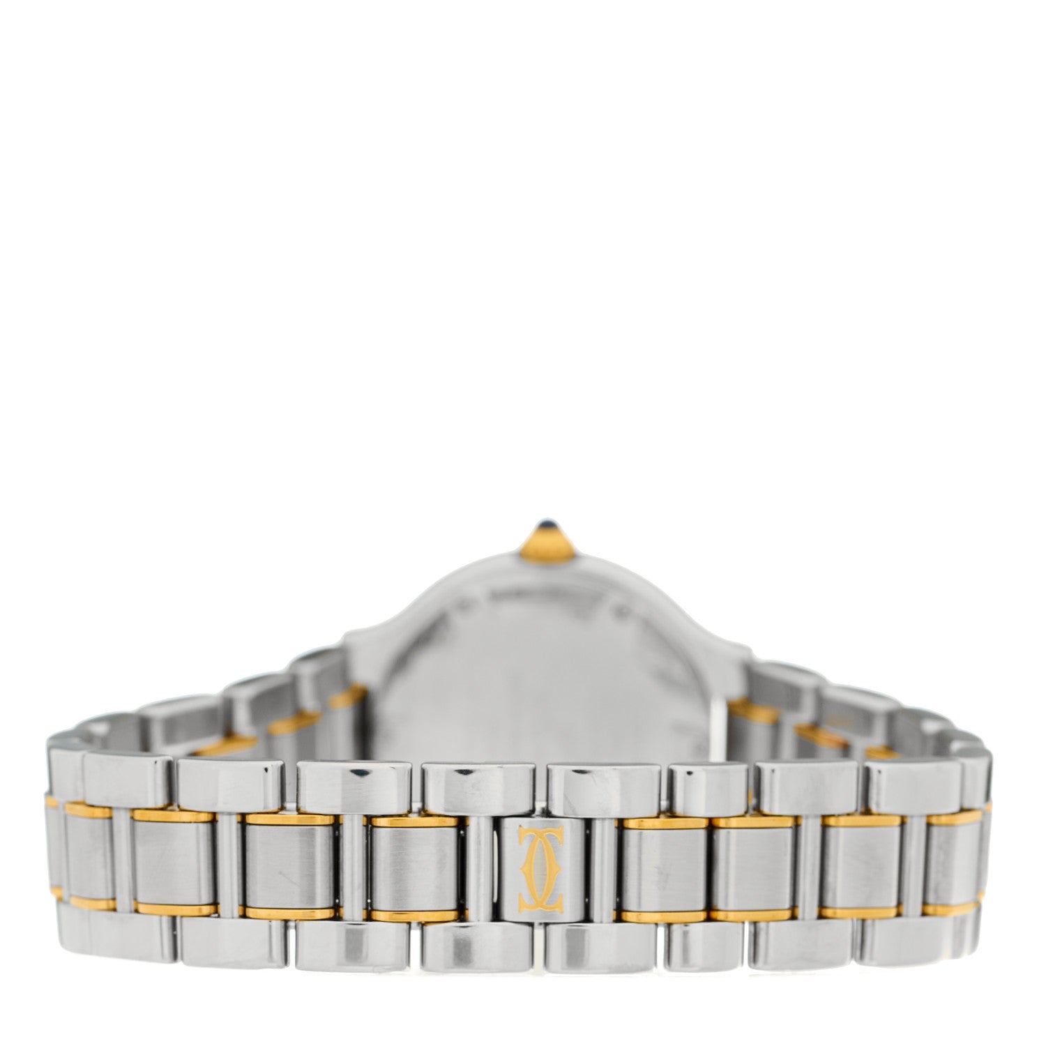Cartier Stainless Steel 18K Yellow Gold 28mm Must de 21 Quartz Watch 3 of 4