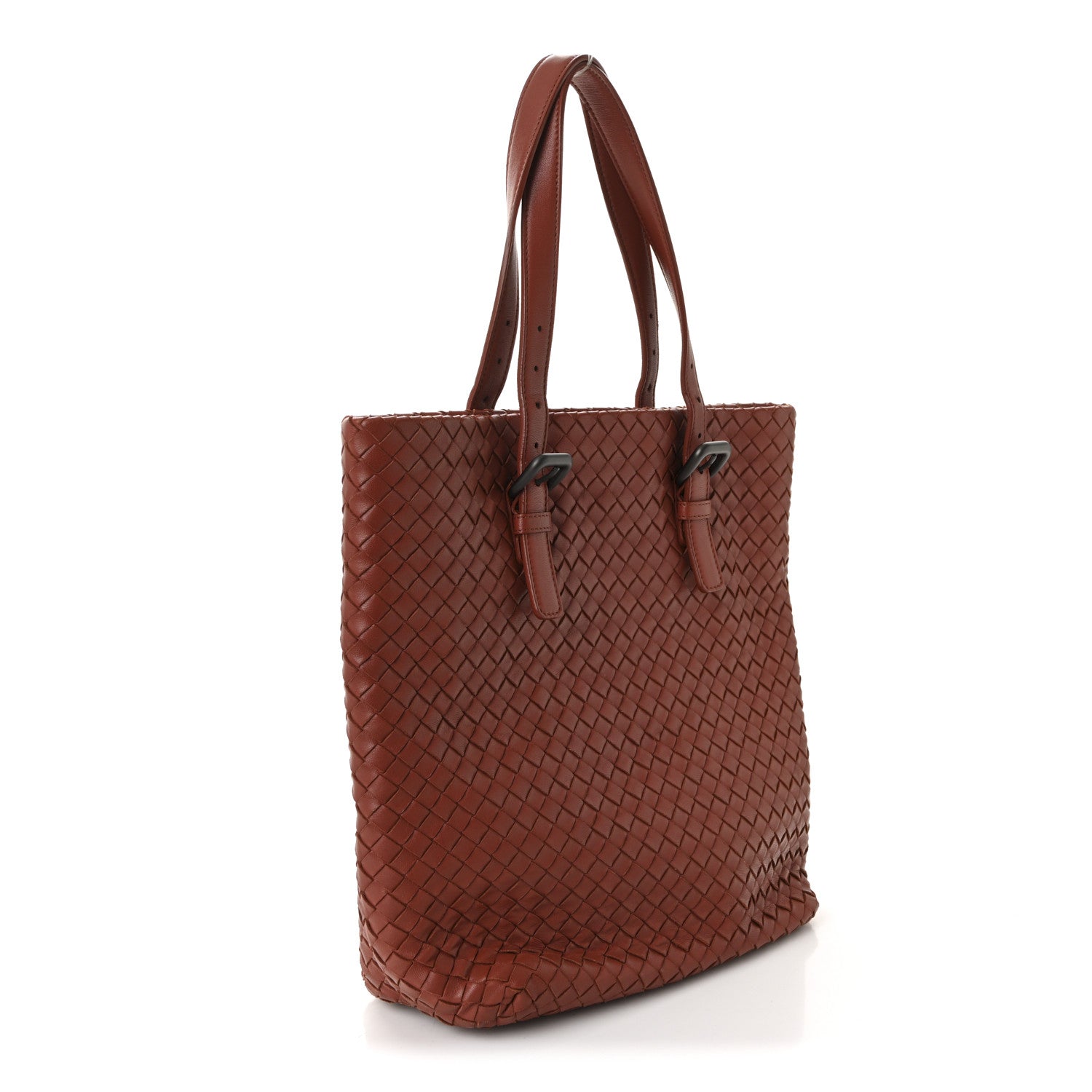 Bottega Veneta Nappa Intrecciato Light Calf Shopper Tote Corallo 3 of 9