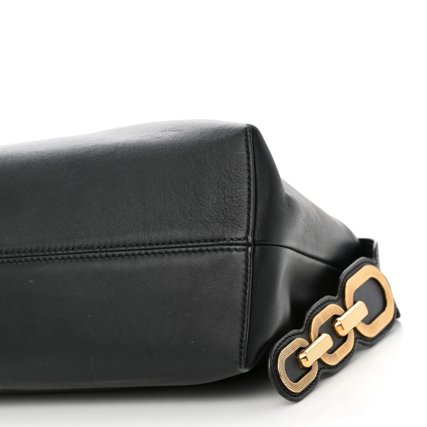 Vitello Dolce Chain Tail Gold Edition Medium By The Way Boston Bag Black