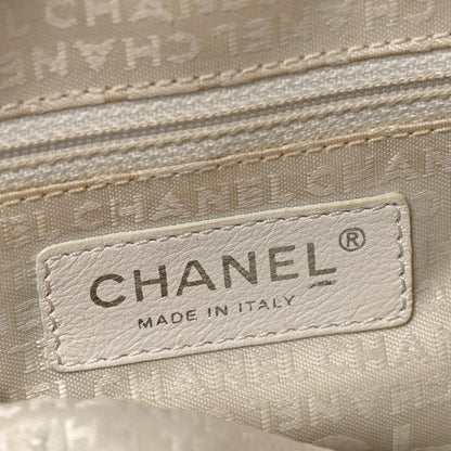 Chanel Canvas Woven Lambskin Lax Accordion Hobo Pink 6 of 10