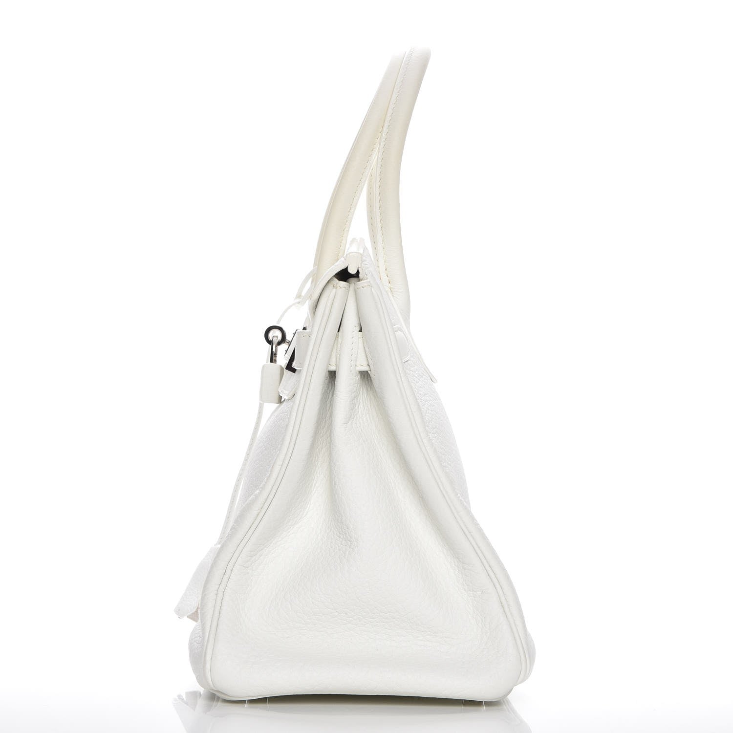 Hermes Taurillon Clemence Birkin 30 White 24 of 30