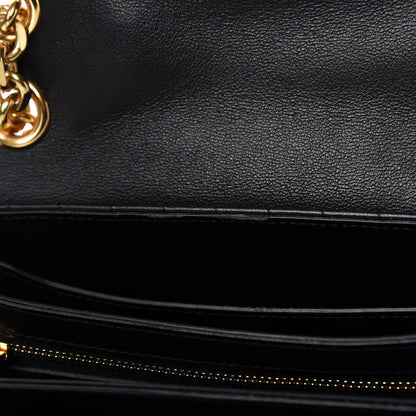 Celine Calfskin Quilted Medium C Bag Black 10 of 10